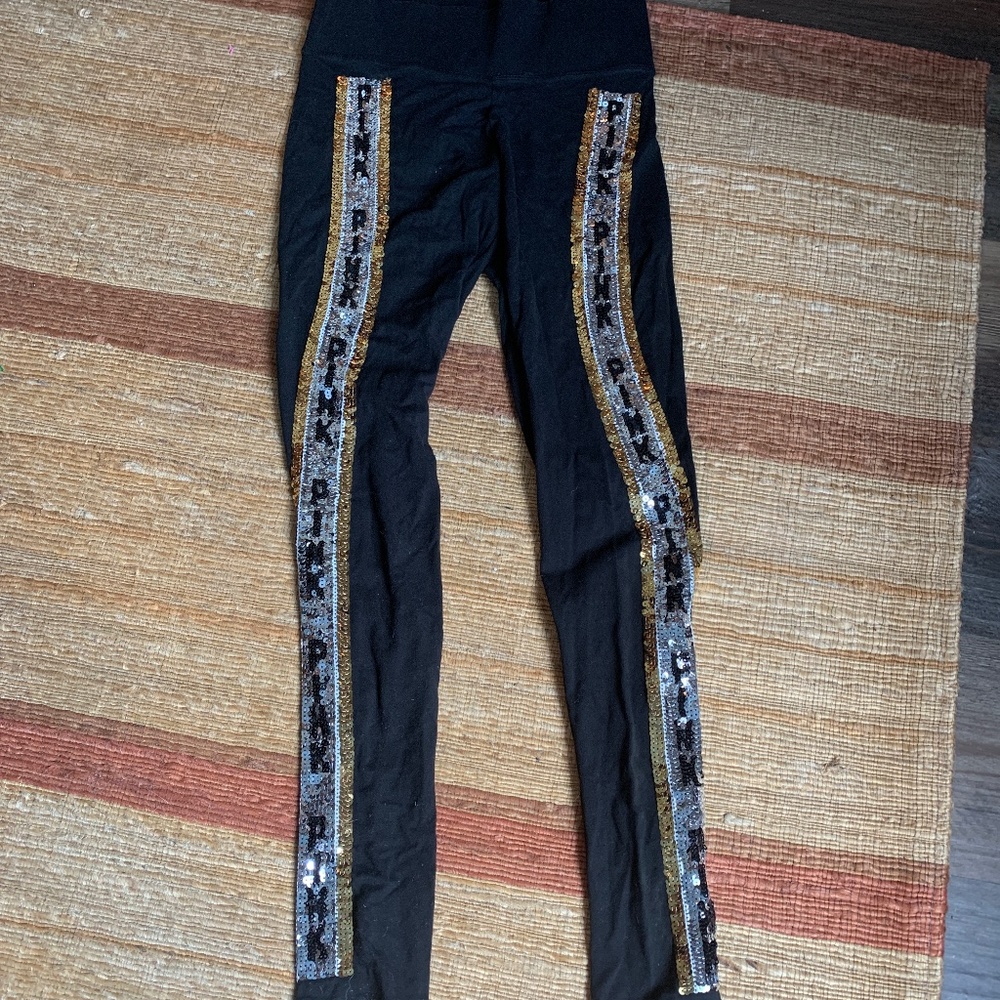Pink by Victoria’s Secret yoga pants.‎ Worn maybe 2-3 x